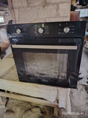 Nehrə aparatları: Duxovka Elektrik, rəng - Bənövşəyi, Quraşdırılan, İşlənmiş