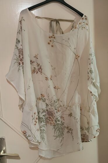 comma košulje: XL (EU 42), Floral, color - ivory