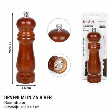 KMT mlin za biber za kafu 2407088 - Tip: drveni ručni mlin za