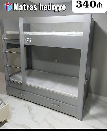avanqart mebeller: 2 mərtəbə uşaq çarpayı yep yeni model 340 azn rəng seçimi var — 1