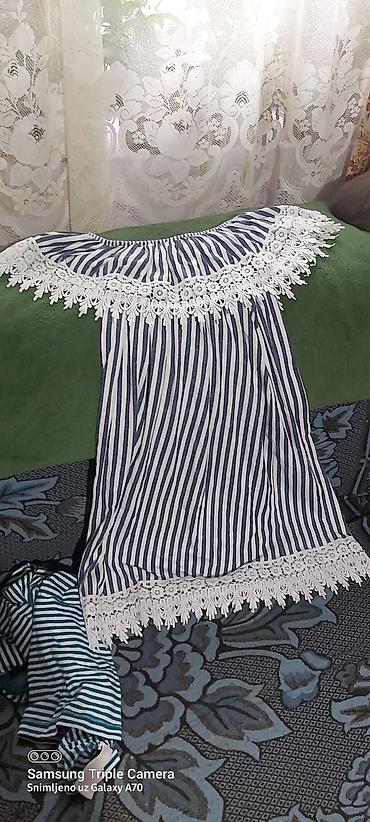 Paketi dečije odeće: Lot haljinica za devojčice – 4 komada 1) Roze pamučna haljinica sa — 3