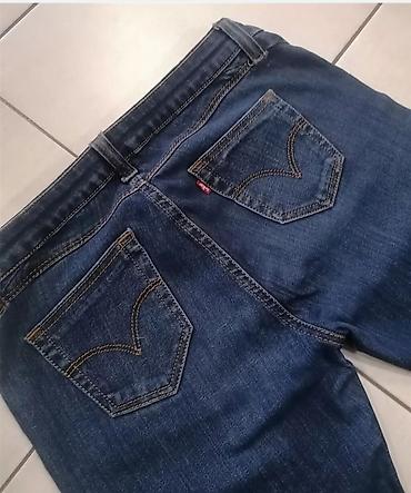 helanke elastina: Ženske farmerke Levis Vel 33 – klasičan straight kroj, tamno plavi — 3