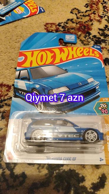 Avtomobil modelləri: Hot Wheels Wotcap - 2018 Honda Civic EF – 70s vs 90s seriyası, 1/10 — 1