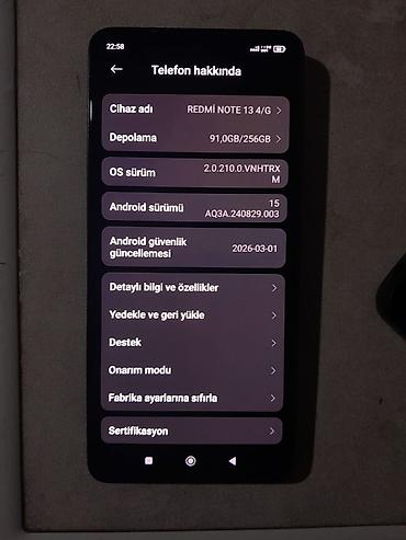 kontakt home redmi note 15: Redmi Note 13, 256 GB, rəng - Qara — 2