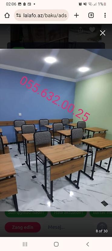 Ofis mebeli: Tədris kursları üçün stol stul Oturacaqlar masalar stullar Uşaq — 6