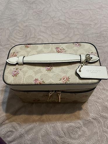 Косметички: Косметичка/кейc для аксессуаров COACH - Фирменный принт Signature с — 2