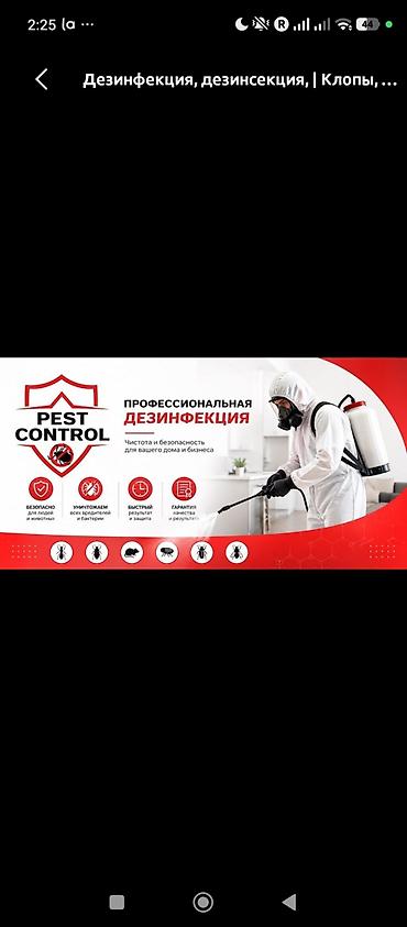 Клининговые услуги: Дезинфекция, дезинсекция, | Клопы, | Квартиры — 2