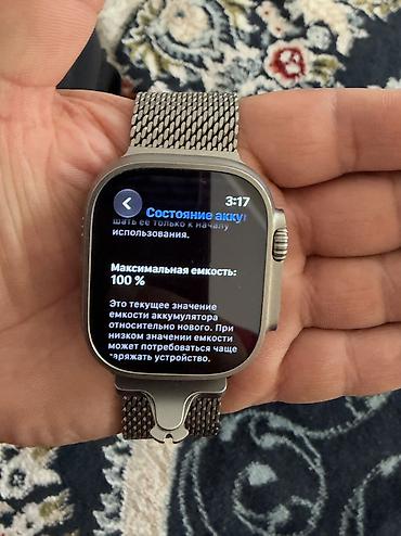 часы с альтиметром: Apple Watch Ultra 3 GPS + Cellular, 49 мм Корпус: натуральный титан — 6