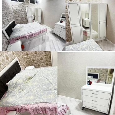 uşaq çarpayısı maşın: 2 təknəfərlik çarpayı, Dolab, Termo, 2 tumba, Azərbaycan, İşlənmiş