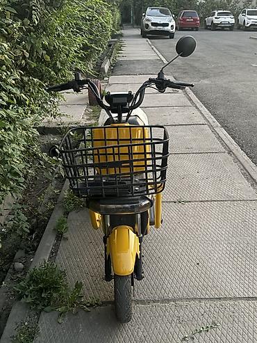 самокат курьер: 50 куб. см, Электро, Б/у — 1