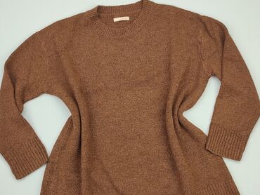 pomarańczowa bluzki damskie: Sweter, Cropp, M, stan - Dobry