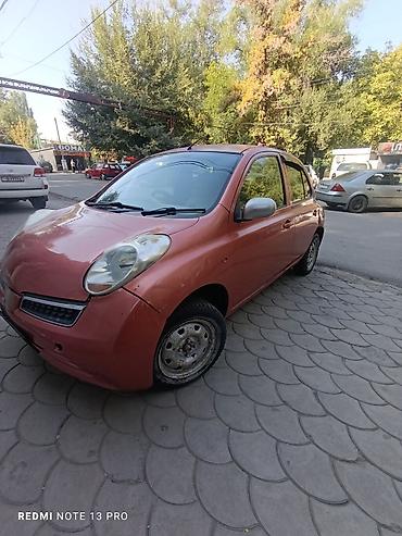 шевролет бишкек: Nissan March: 2003 г., 1.3 л, Автомат, Бензин — 1