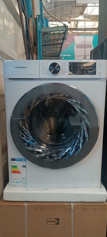 новая стиральная машинка: Стиральная машина Skyworth, Новый, Автомат, До 9 кг, Полноразмерная