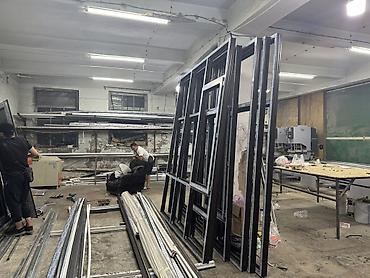 Готовые пластиковые окна: Терезе эшиктер терезелер антрацит терезелер стекло терезе витраж — 17