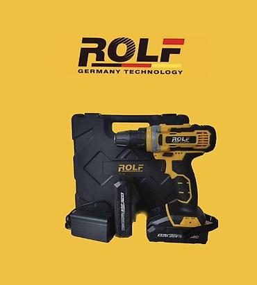 Аккумуляторная дрель‑шуруповерт ROLF (Germany Technology) -