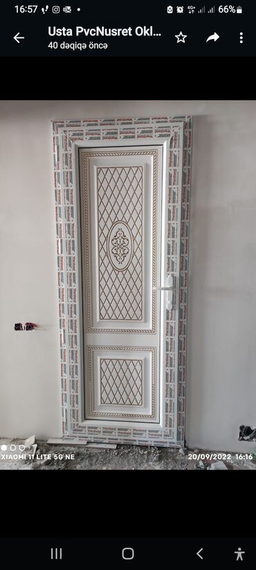 Plastik qapılar: Plastik Naxışlı Balkon və Hamam Qapıları. 350 man — 8