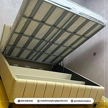 mebelman: Yeni, İkinəfərlik çarpayı, Bazalı, Matras ilə, Siyirməsiz, Azərbaycan — 8