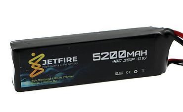solar akumulator: JetFire 11.1V 5200mAh 40C Li‑Po 3S Batareya Yüksək axın tələb edən — 3