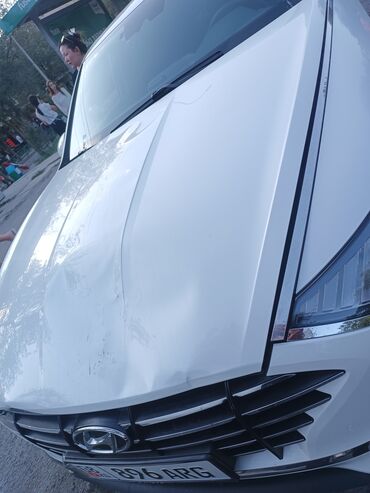 Капоты и комплектующие: Капот Hyundai, Б/у, Оригинал