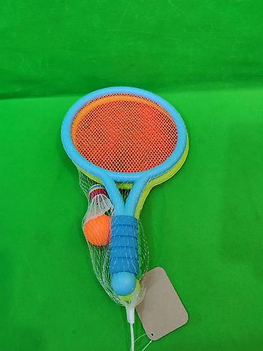 Игрушки: Теннис бадминтон детский игра с ракетками🎾 Комплектация товара — 3