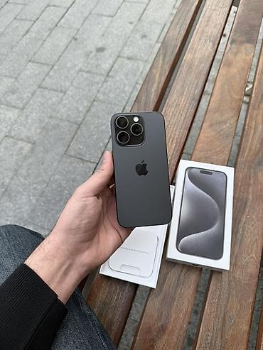 Apple iPhone: IPhone 15 Pro, 256 GB, Qara, Face ID — 8