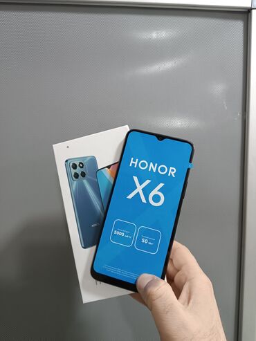 Honor: Honor X6, 64 GB, rəng - Qara, Sənədlərlə, Barmaq izi, İki sim kartlı