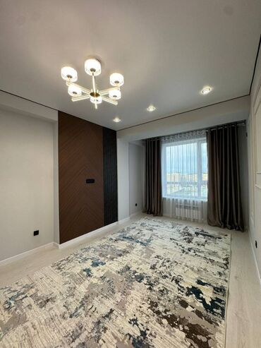 раздольный ак жол: 1 комната, 48 м², Элитка, 8 этаж, Евроремонт
