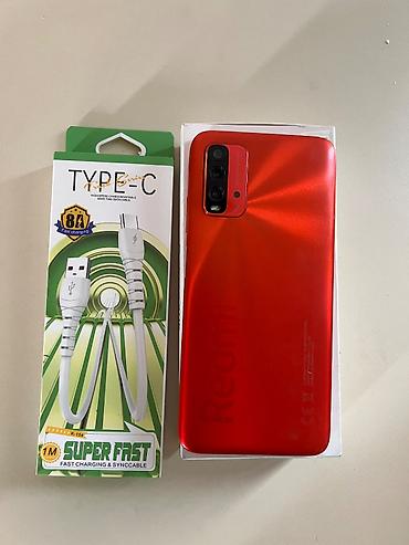 xiaomi redmi 9 t: Redmi 9T, 128 GB, rəng - Qırmızı, Face ID — 9