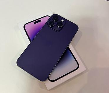 iphone plata: IPhone 14 Pro Max, 256 GB, Deep Purple — 1
