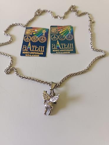 amber elixir: Серебряный комплект: цепь и подвеска «Амур» - Материал: серебро 925 — 5