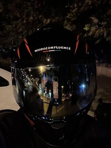 Moto geyim: MOTODONFLUENCE tam üzlü motosiklet dəbilqəsi - Korpus: karbon lif — 4