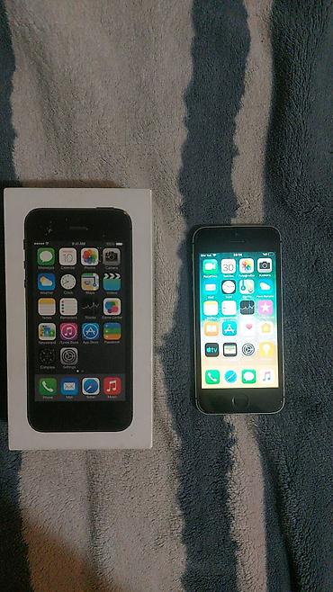 IPhone 5s, 16 GB, Space Gray, Barmaq izi
