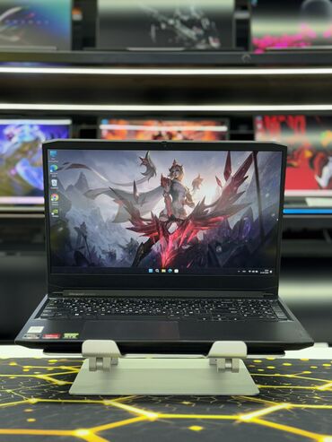 самова: Ноутбук, Lenovo, 32 ГБ ОЗУ, AMD Ryzen 7, 15.6 ", Б/у, Для работы, учебы, память SSD