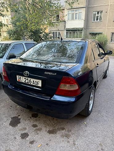Toyota: Toyota Corolla: 2003 г., 1.6 л, Кол менен иштөөчү, Бензин, Седан — 4