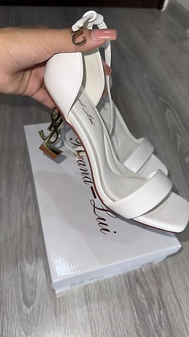 фито лидо: Босоножки Brand_Lui, белые - Модель: открытые босоножки с одной — 4