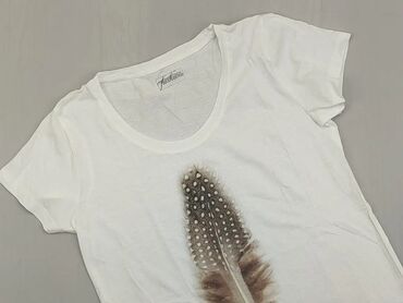 Koszulki: Koszulka M (EU 38), stan - Bardzo dobry, wzór - Print, kolor - Biały