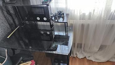 işlənmiş ofis stolu: Kompyuter Masası PC satılıb deyə stolada ehtiyac qalmıyıb deyə satılır — 6