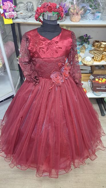 Платья: Детское платье, цвет - Белый, Новый — 8