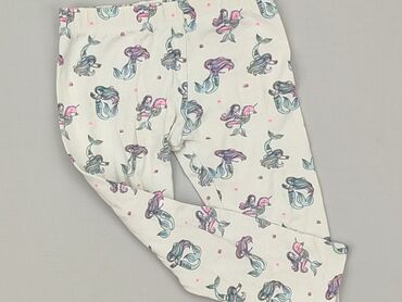 legginsy białe: Legginsy dziecięce, 3-4 lat, 98/104, stan - Dobry