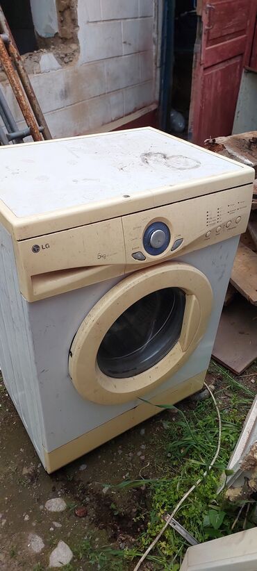 промышленная стиральная машинка: Стиральная машина LG, Б/у, Автомат, До 5 кг, Полноразмерная