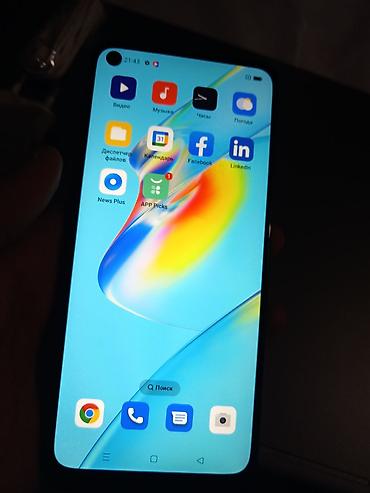Мобильные телефоны и аксессуары: Oppo A55 5G, Б/у, 128 ГБ, цвет - Черный, 2 SIM — 5