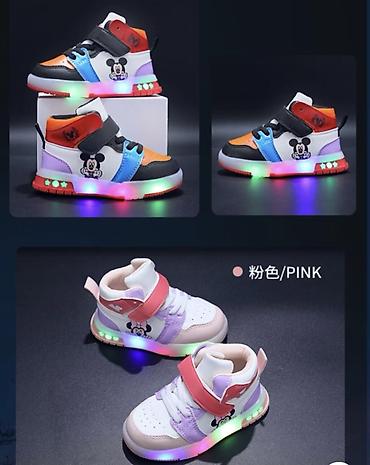 nike tech: Детские кроссовки со светящейся подошвой - Высокая модель с мягким — 2