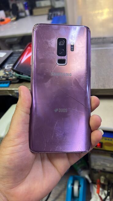 telefon soni: Samsung Galaxy S9, 64 ГБ, цвет - Черный, Сенсорный, Отпечаток пальца, Две SIM карты