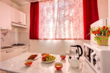 Посуточная аренда квартир: 1 комната, Душевая кабина, Постельное белье, Кондиционер — 16