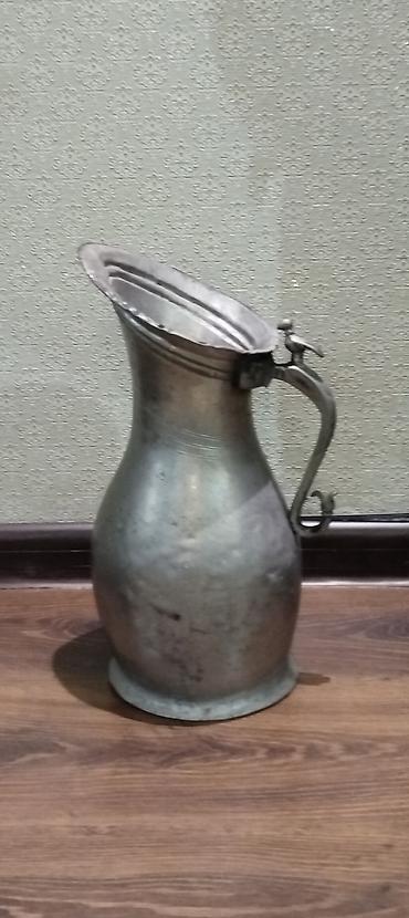 sədəfli tar: Məhsul: Qədim üslubda mis su qabı (ibrik) Təsvir: - Material: Mis. - — 3