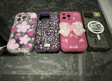 iphone 5c чехлы: IPhone üçün dekorativ qoruyucu örtüklər dəsti - Modellər: 4 fərqli