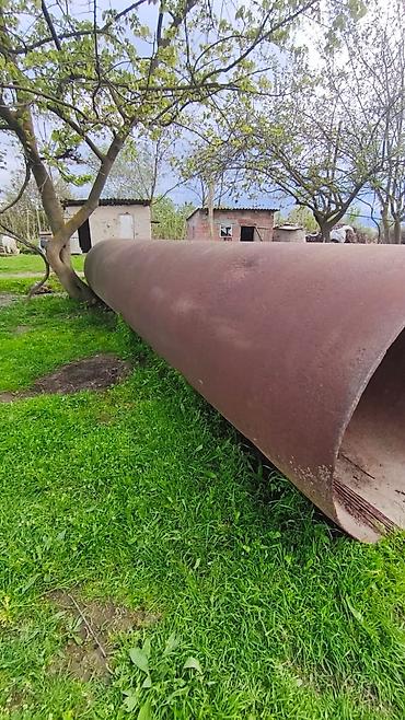 бак для воды купить в баку: Metal silindrik boru/korpus - Material: qalın divarlı polad - — 1