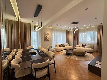 ev alqi satqi baki: İcarəyə verilir 3 otaqlı yeni tikili 160 m², Ağ şəhər q. 3 500 AZN/ay — 7