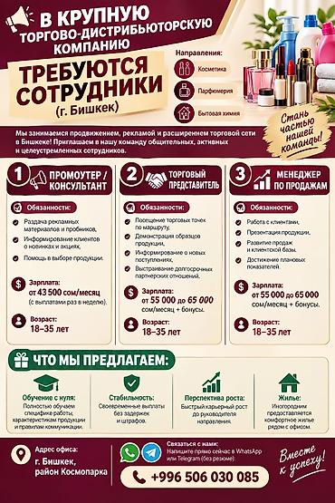 работа аламидин 1: Вакансии в крупной торгово-дистрибьюторской компании (г. Бишкек) — 1