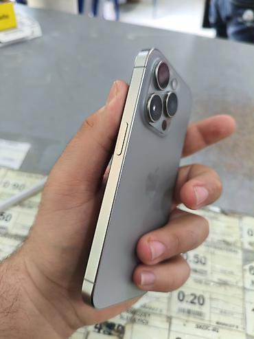 iphone satilir: IPhone 15 Pro, 128 GB, Natural Titanium, Simsiz şarj, Face ID — 7